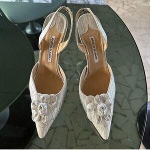 Manolo Blahnik Slingbacks Size 41